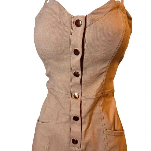 NWOT✨Haute Monde Blush Pink Romper Size M - Picture 2 of 11